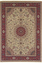 Medalia Area Rug Burgandy, Beige: available in 11 sizes