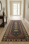 Timeless Beauty, Woven by Hand. Antique Persian Hamadan Rug, size 2' 10" x 9' 7"