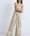 ROYAL AFFAIR WOVEN JUMPSUIT