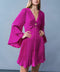 GRACEFUL ENTRANCE SATIN MINI DRESS