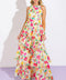 DEL REY HIGH RISE WOVEN MAXI DRESS