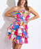 PARADISE PALMS WOVEN MINI DRESS