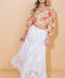 DREAMY NIGHTS WOVEN MIDI SKIRT