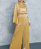 DARE TO DAZZLE PLISSE JUMPSUIT