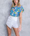 CRUISING THROUGH WOVEN TOP