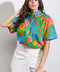 ONE STEP AT A TIME WOVEN TOP