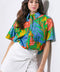 ONE STEP AT A TIME WOVEN TOP