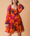 GOOD FLOWS TO ME WOVEN MINI DRESS