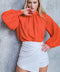 MAKE NO MISTAKES WOVEN TOP