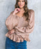 NO MORE DRAMA WOVEN TOP