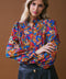 IMPRESSIVE BLOSSOM WOVEN TOP