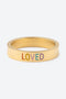 Gold Loved Ring