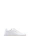 Men's Classic White Leather Sneakers with Lace-Up Design - Wessi