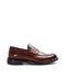 Classic Brown Leather Penny Loafers-Wessi