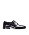 Black Oxford Leather Shoes-Wessi