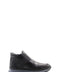 Black Leather Slip-On Ankle Boots Wessi