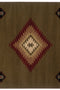 Flourish kazak Rug - Tan / Brown / Olive / Burnt Red