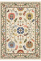 Medalia Area Rug - Cream. Sage Green. Blue. Yellow
