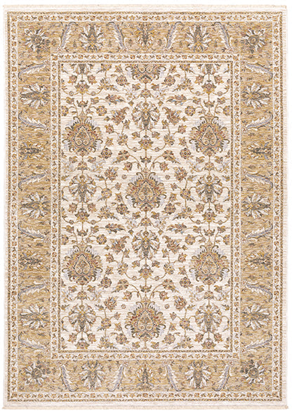 Medalia Area Rug - Buttermilk Yellow. Gray. Tan
