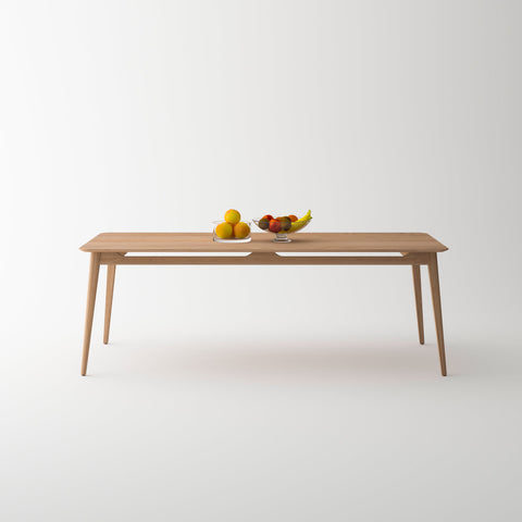 Isabella Mid Century Dining Table - American Solid Oak