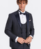 Navy Blue Tuxedo Suit - Wessi