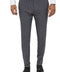 Patterned Slim Fit Dark Grey Men Pants - Wessi