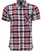 Checked Patterned Short Sleeve Men Shirt - Wessi