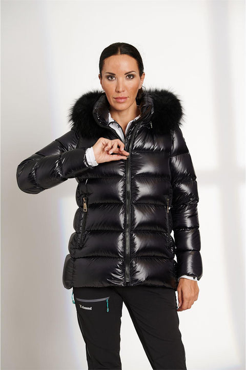 Henry Arroway Princess Women Puffer Jacket Black