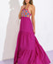 AFTER PARTY WOVEN MIDI DRESS