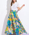 COASTAL CHIC WOVEN MAXI SKIRT