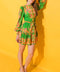 FURTHERST THING WOVEN MINI DRESS