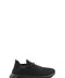 Men's All-Black Knit Sneakers with Flexible Sole - Wessi