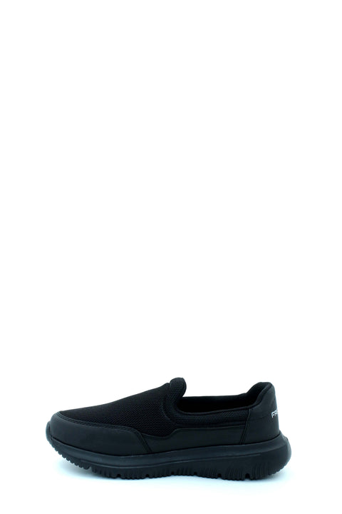 Black Chunky-Sole Slip-On Sneakers for Men | Wessi