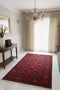 Terkaman Tribal Afghan Oriental Rug, size 3' 3" x 5"