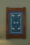 Arts & Crafts Mission Oak Framed Art with Intricate Birds in Bloom