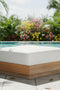 Imperial Grove Outdoor Solid Teak Wood Ottoman