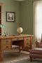 Mission Quarter Sawn Oak 5 Drawer Desk - Michael's Cherry