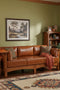 Mission Crofter Sofa - Solid Quarter Sawn Oak and Leather Cushions