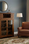 Mission / Arts and Crafts Quarter Sawn White Oak Wine Cabinet - 45"