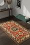 Hand-Knotted Vegetable Dye Kazak Rug from Pakistan, size 3' 4" x 5' 3"