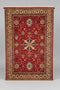 Hand-Knotted Vegetable Dye Kazak Rug from Pakistan, size 8' 7" x 12' 4"