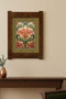 Arts & Crafts Mission Oak Framed Art with Poppy Delight Walnut finish
