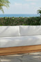 Imperial Grove Outdoor Solid Teak Wood Sofa - 84"
