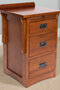 Crofter Style 3 Drawer End Table with Writing Tray-Michael Cherry-MC3