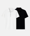 Buki Cinqo Polo 2-Pack - White/Black