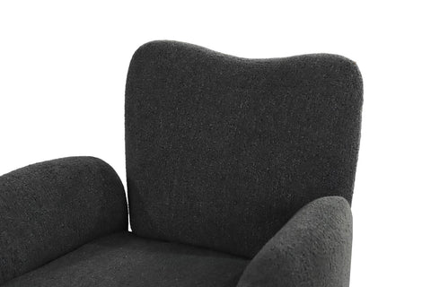 Atlas Modern Fabric Swivel Arm Chair