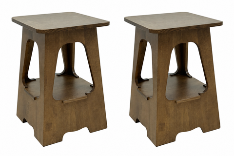 Arts and Crafts / Mission Style Taboret End Table