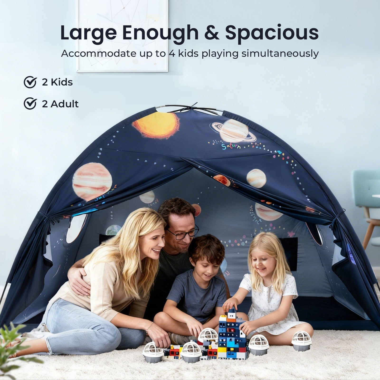Tiny Land® Versatile Kids Bed Tent & Play Tent