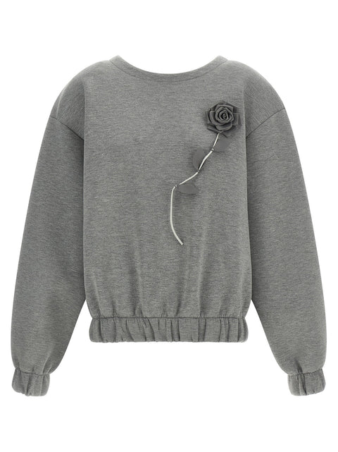 Giuseppe Di Morabito Removable Flower Application Sweatshirt