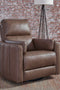 Prestige Collection Triple Power Leather Swivel Recliner Chair